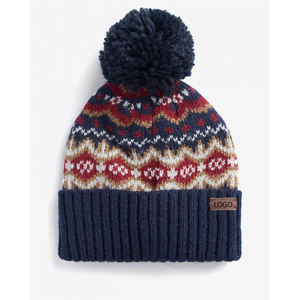 Gorro acrílico de moda personalizado gorro de punto de invierno gorro de calavera Unisex OEM fabricante al por mayor sombreros - Product Image 1