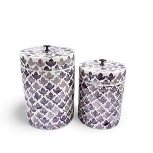 Jarrón Decorativo Hecho a Mano con Incrustaciones de Nácar, Jarrón de Almacenamiento para Estante, Mesa y Decoración del Hogar - Product Image 6