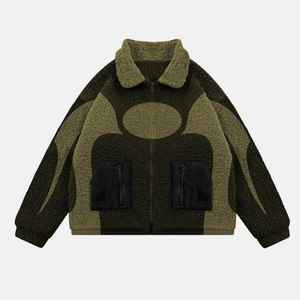 Vêtement personnalisé Finch point sublimation DTG surdimensionné Boxy Fit brodé épais toile fausse fourrure chaud à la mode Camo vestes - Product Image 2