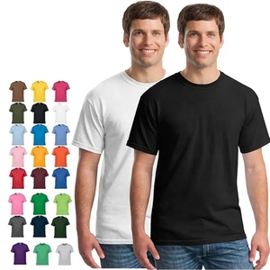 เสื้อยืดผ้าฝ้ายโพลีเอสเตอร์สำหรับผู้ชายเสื้อยืดธรรมดาพิมพ์ลายสกรีนผ้าไหมพิมพ์โลโก้แบบดิจิตอล - Product Image 1