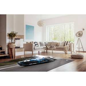 Tapis vibrant en patchwork de laine imprimé, design traditionnel écologique, antidérapant, pour extérieur, salon et espace de vie, taille moyenne - Product Image 4