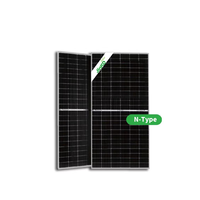 Venta al por mayor de módulos solares bifaciales Solar Tiger Neo All Black 54HL4R-B 425-450W 54 Half Cell N-Type de doble vidrio BIPV