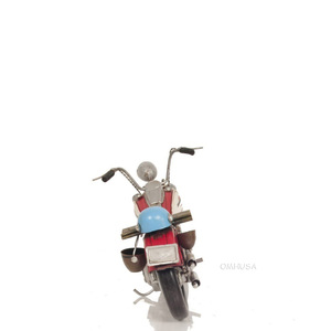 Red Harley-Davidson Motocicleta Metal Hecho a mano 33Lx15.2Wx20.3H cm Pantalla para Home Office RV - Product Image 3