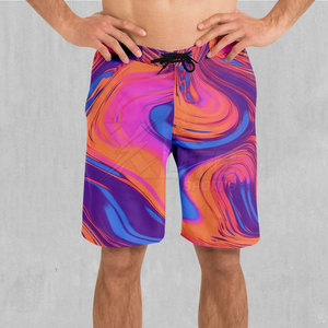 Shorts décontractés pour hommes, prêts pour l'été, sublimation, tissu doux et respirant, séchage rapide, coupe décontractée, légers, look moderne - Product Image 6