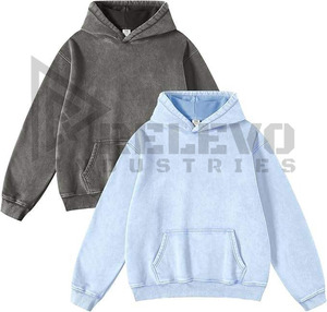 เสื้อฮู้ดแบบสวมหัวทรงสลิมฟิตผ้าคอตตอน100% สำหรับผู้ชายผ้าคอตตอนคุณภาพสูงปักลายแบบลำลองสำหรับฤดูหนาว - Product Image 5