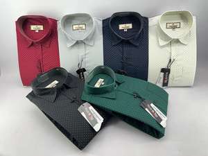 เสื้อเชิ้ตแขนยาวลายสก็อตคลาสสิกสำหรับผู้ชายและผู้หญิง - Product Image 5