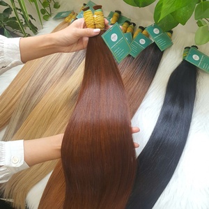 BONE STRAIGHT BULK VIETNAMESE HUMAN HAIR 8-30 INCHES RAW SUPER DOUBLE DRAWN VIRGIN HAIR CHEMICAL PROCESSING NONE - Product Image 5