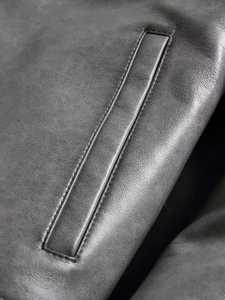 Chaqueta de Cuero Genuino de Vaca para Hombre, Modelo 2026, Ecológica, Transpirable, Resistente al Viento, para Invierno y Actividades al Aire Libre, Personalizable - Product Image 4