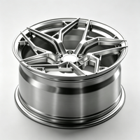 Nouvelle jante en alliage d'aluminium forgé 6061-T6 légère JWYC de 17 à 22 pouces, entièrement noire, design concave pour BMW Audi Acura Jaguar