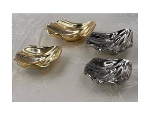 Lot de deux bols à chocolat en acier inoxydable de couleur or pour la vaisselle de cuisine de forme ronde - Product Image 4