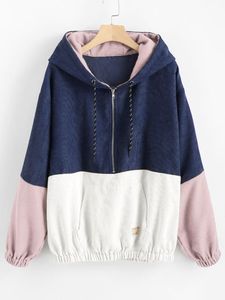 Sudadera con capucha y sudadera de algodón 100% de peso pesado para mujer, ropa de calle, moda para la temporada de primavera - Product Image 4