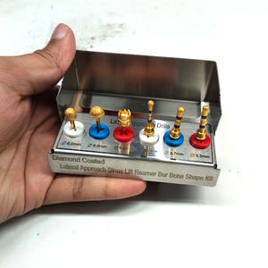 Kit de Implantes Dentales de Elevación de Seno Maxilar, 6 Piezas, Acero Inoxidable, Manual, para Injerto Óseo - Product Image 1