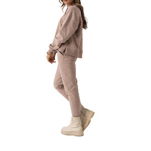 Vente chaude 2026 personnalisé formation Jogging confortable fermeture éclair survêtements deux pièces ensemble survêtements pour femmes - Product Image 5