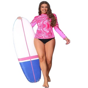 2024 último diseño Unisex estándar de todos los tiempos de manga larga UPF 50 Rash Guard Anti-UV Surf Shirt para protección solar precio - Product Image 1