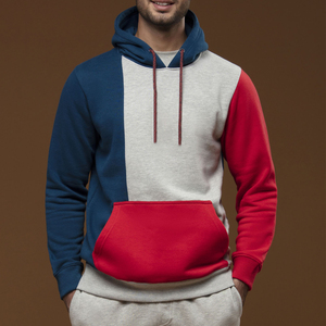 Sweat à capuche polaire pour homme en coton de haute qualité, brodé, à épaules tombantes, grande taille, style streetwear, couleur unie, thermique, avec logo personnalisé - Product Image 5