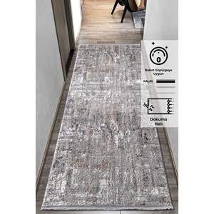 Alfombra Moderna Tejida Konfor Leo 0076 con Flecos Rectos, Pelo Mediano, Fabricada a Máquina, Elegante Alfombra Interior para Decoración del Hogar - Product Image 3