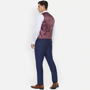 Traje de Lana de Lujo para Hombre, Corte Slim, para Fiestas, Cómodo, de Alta Calidad, Profesional, Transpirable, Talla Grande, Estilo Informal - Product Image 4