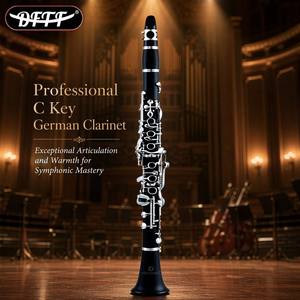 <span class=keywords><strong>Clarinete</strong></span> Profesional <span class=keywords><strong>de</strong></span> 26 Llaves en Sib, Sistema Alemán, <span class=keywords><strong>Instrumento</strong></span> <span class=keywords><strong>de</strong></span> Viento <span class=keywords><strong>de</strong></span> Madera, Venta al por Mayor <span class=keywords><strong>de</strong></span> Fábrica OEM&ODM para Orquestas y Bandas - Product Image 6