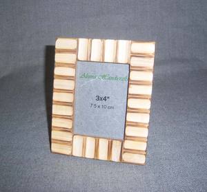 Cadre photo décoratif de haute qualité en os et en corne, pour table, bureau ou maison. - Product Image 4