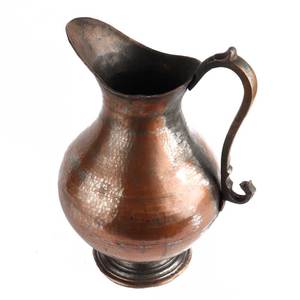 Jarra de Agua de Cobre Puro de Lujo con Asa de Latón, Jarra de Agua Saludable para Mesa de Restaurante, Gimnasio y Camping - Product Image 3