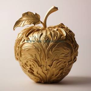 Escultura artesanal de arte creativo elegante estándar con diseñador de ágata y escultura de decoración navideña de mesa con Base de mármol - Product Image 5