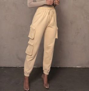 Pantalones Cargo de Alta Calidad para Mujer, Marca KATBROS INDUSTRY, Personalizables, Modernos, Sólidos, Transpirables, con Cintura Elástica, para Invierno, con Logotipo Personalizado y Talla a Medida - Product Image 2