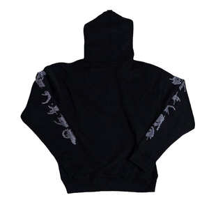 Low MOQ Full Sleeve Comfortable Cotton <b>Rhinestone</b> <b>Hoodie</b> New Fashion High Street Winter <b>Rhinestone</b> Hoodies - Product Image 2