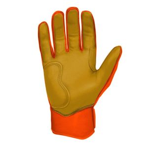Logo personnalisé Meilleurs gants de frappeur de baseball à manchette courte Professionnels en vrac Vente en gros Gants de frappeur en cuir véritable pour jeunes adultes - Product Image 4