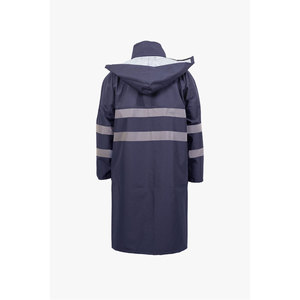 Waterproof Reflective Hooded Windproof <b>Long</b> <b>Raincoat</b> XL Size Lightweight and Durable for Rain Protection - Product Image 3