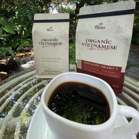 Café moulu de haute qualité à prix de gros, Arabica Robusta, origine Vietnam, torréfaction complète, arôme riche, 1 kg, prêt à l'exportation
