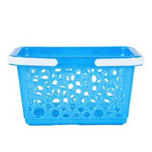 <b>Large</b> Capacity PP Plastic Shopping <b>Basket</b> with Handle Durable Multi-Purpose <b>Storage</b> Solution for Home Garden Supermarket Use - Product Image 3