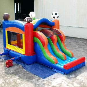 Commercial <b>Inflatable</b> Bounce House <b>Slide</b> Amusement Park Sports Game PVC Portable Bouncer - Product Image 3