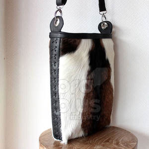 Bolso de Mujer de Cuero Vacuno Genuino, Gran Capacidad, Estilo de Cuero Vacuno, Bolsos Personalizados con Cremallera para Mujer - Product Image 5