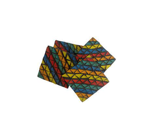 ที่รองแก้วชาทำด้วยมือของอินเดียอุปกรณ์เสริมโมเสคอินอินเดีย - Product Image 1