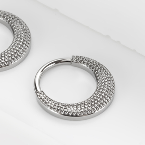 Aurien - Piercing de Nariz de Titanio Estilo Clásico con Segmento Articulado, Joyería de Perforación Corporal de Grado Implante para Compromiso - Product Image 3