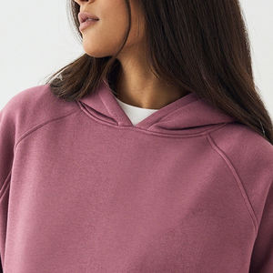 OEM Service <b>Women</b> Pullover <b>Hoodie</b> With Custom Logo And <b>Soft</b> Cozy Fabric With Full Sleeves And Kangaroo Pockets For Bulk Buyers - Product Image 3