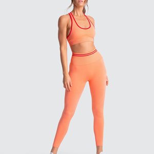 Leggings de yoga pour femmes en polyester/coton, taille mi-haute, extensibles dans quatre directions, séchage rapide, respirants, pour la gym et le fitness - Product Image 2