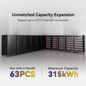 Rak Baterai 51.2V 100Ah 5.12KWh Sistem Penyimpanan Energi Modular UL1973 CE CB MSDS UN38.3 Pengiriman Cepat AS - Product Image 4