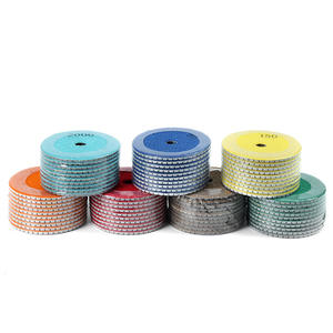 Diamant béton polissage éponge tampon 200 marbre granit tampons de polissage diamant 100mm - Product Image 2