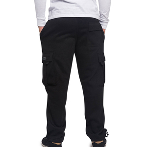 2025 Loose Baggy Cargo Joggers Hip Hop Pantalones largos para hombre Heavy Fleece Multi Pocket Cotton Oversized Cargo Pantalones para hombre - Product Image 3