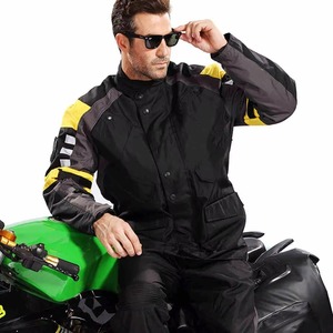 Chaqueta de Motocicleta Impermeable para Hombre, Nueva Llegada, 600D Cordura, Resistente al Viento, Tallas Grandes, con Tela Estampada para Carreras - Product Image 1