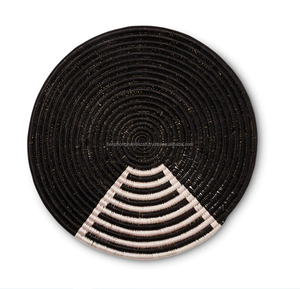 Tenture murale en raphia de rotin fait à la main du Vietnam pour la décoration murale, prix bas - Product Image 4