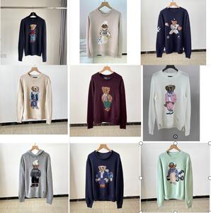 Suéter TIXOM Otoño-Invierno Versátil Tipo Polo con Nuevo Diseño de Oso de Dibujos Animados Bordado, Estilo Holgado y Casual con Animal - Product Image 6