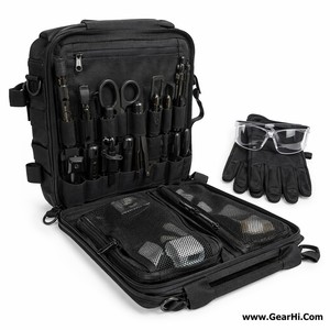 Sac de transport d'outils de sécurité non magnétique, antistatique, en nylon, pour équipement de protection, pochette de rangement pour accessoires de sablage, sacs pour bombes EOD - Product Image 1