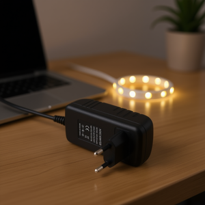 อะแดปเตอร์แปลงไฟ AC100-240V DC12V 3A 36W สำหรับปลั๊ก LED ขนาด 5.5x2.1 มม. ของ EU ไดร์เวอร์ LED - Product Image 3