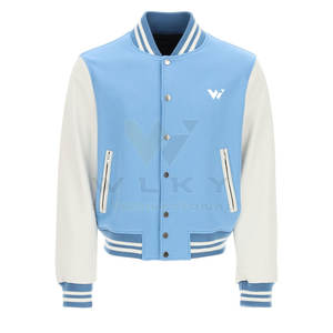 Veste en laine Letterman à manches longues décontractée pour hommes la plus vendue haute qualité nouveau design à capuche taille XL pour le travail d'hiver - Product Image 1