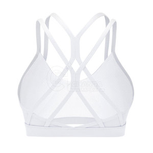 Soutien-gorge de sport respirant à maintien élevé pour femmes, tendance et très vendu, avec logo frontal personnalisable, vêtements de fitness et d'entraînement fabriqués au Pakistan - Product Image 2