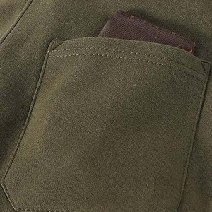 Cintura elástica cómoda para hombre, cintura alta corta, lana de alta calidad, ropa transpirable de secado rápido, diseño OEM sólido de último estilo - Product Image 6