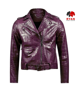 Chaqueta de cuero para hombre personalizada, ropa informal de invierno de talla grande ecológica, cierre de cremallera, chaqueta de cuero para hombre - Product Image 1