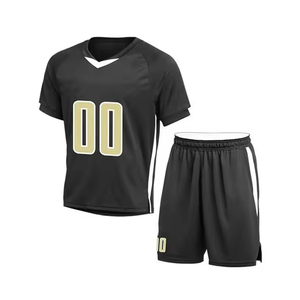 Ensemble d'uniformes de crosse personnalisés pour hommes Vêtements de sport d'équipe respirants à séchage rapide Kit de shorts en jersey Vêtements d'entraînement de match professionnels - Product Image 1